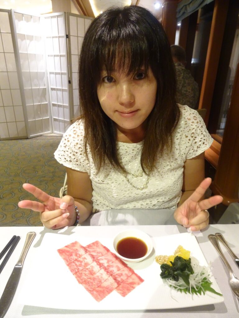 ダイヤモンドプリンセス号の有料レストラン「Sterling Steakhouse」