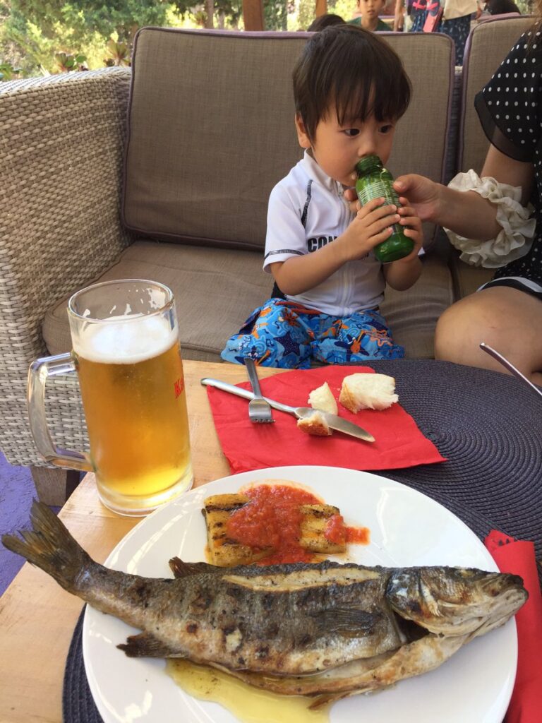 パクレニ諸島のランチで食べた魚料理