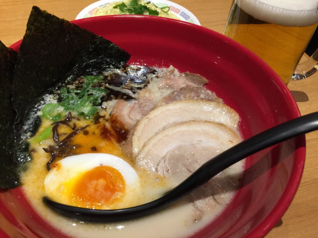 上海ディズニータウン「一風堂」で食べたラーメン