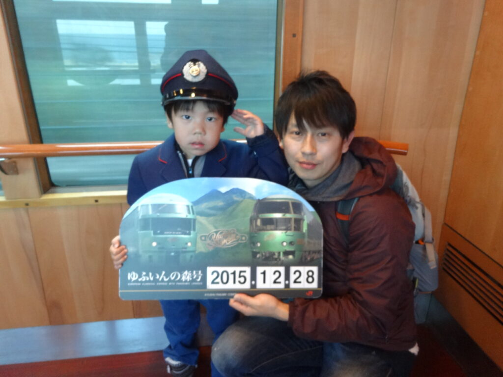 観光列車「ゆふいんの森号」で、別府から福岡へ
