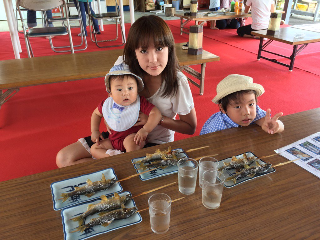 宇都宮「岡本観光やな」で食べた鮎の塩焼き