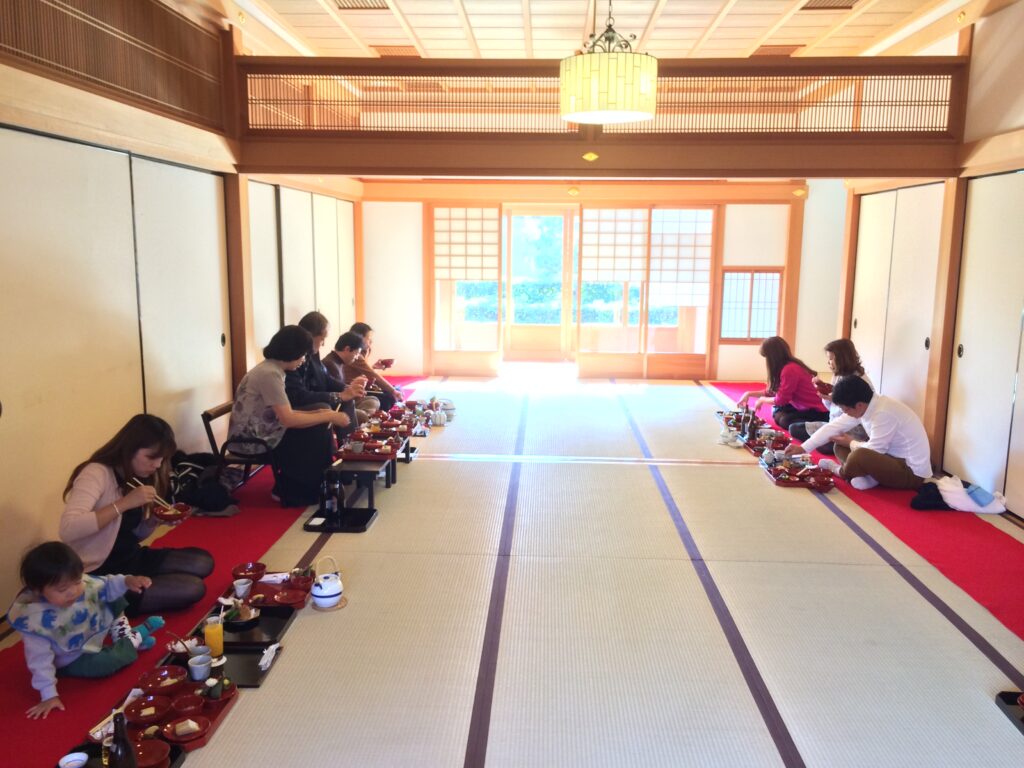 天龍寺の庭園内にある精進料理屋「篩月 (しげつ)」