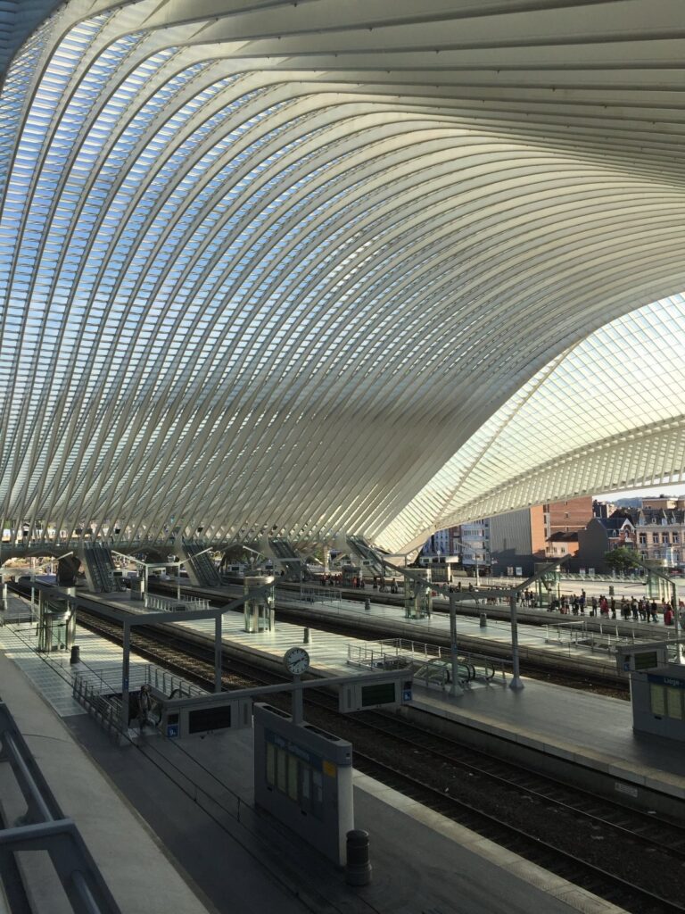 リエージュ・カラトラバ設計の「リエージュ・ギユマン駅(Gare de Liège-Guillemins)」