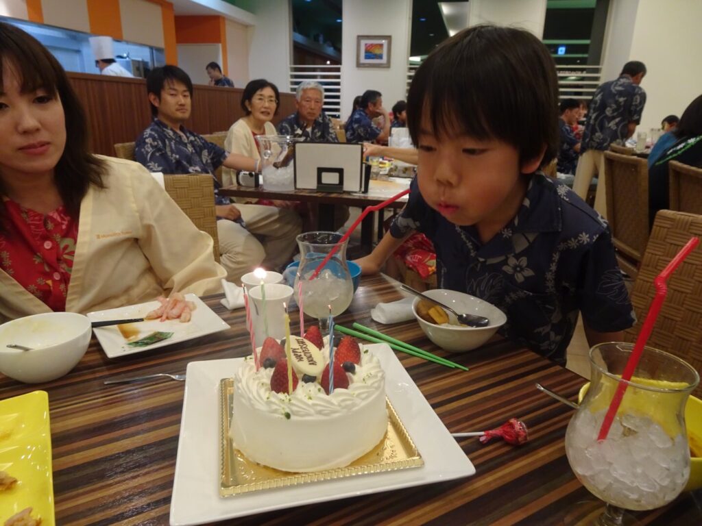 スパリゾートハワイアンズで誕生日（アニバーサリープラン）