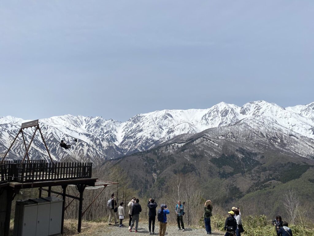 HAKUBA MOUNTAIN HARBORからの絶景