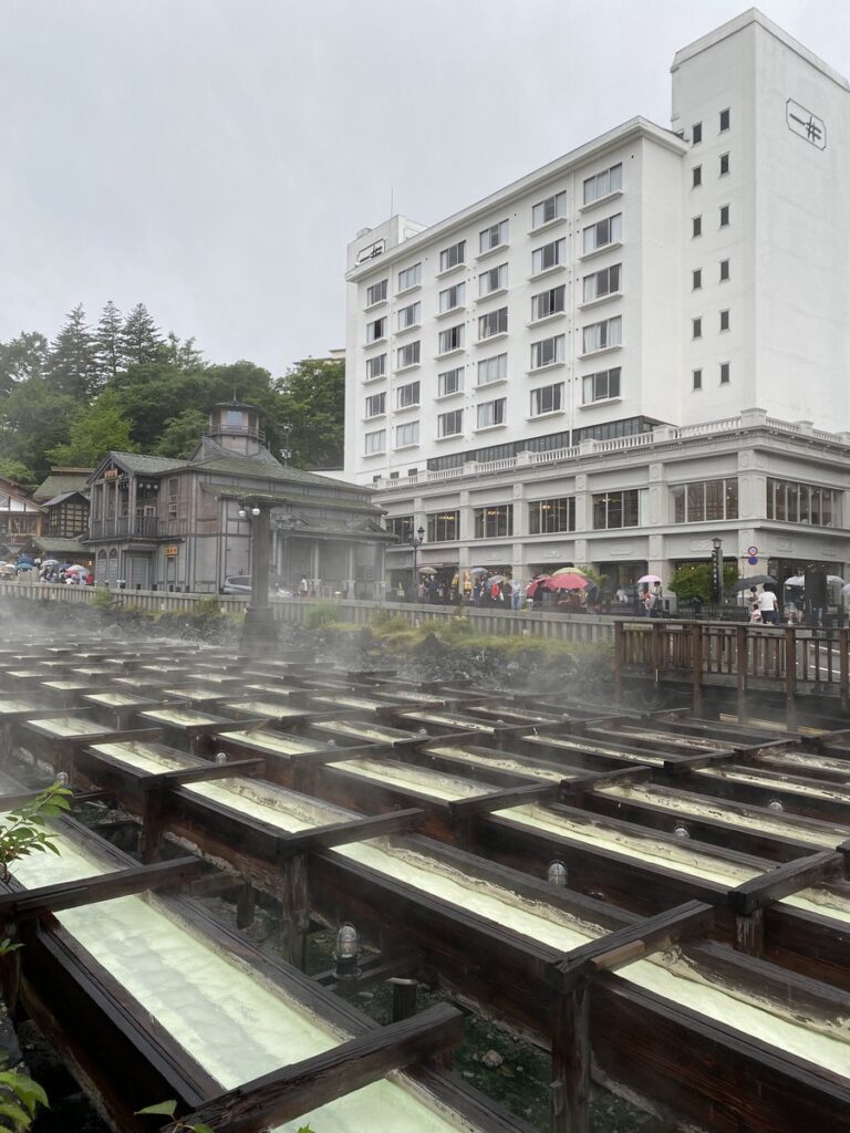 草津温泉湯畑の手洗乃湯