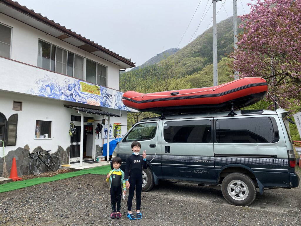 片品川ラフティング