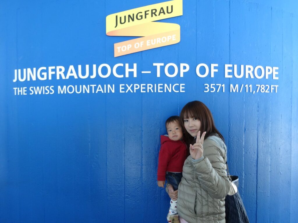 ユングフラウヨッホ「TOP OF EUROPE」到着