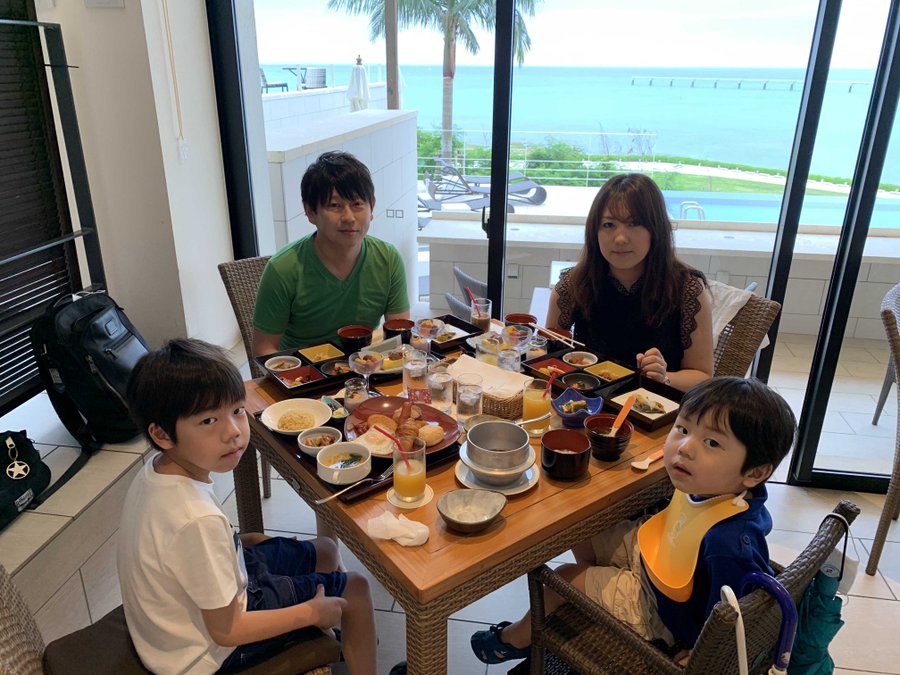 瀬長島ホテルでの朝食
