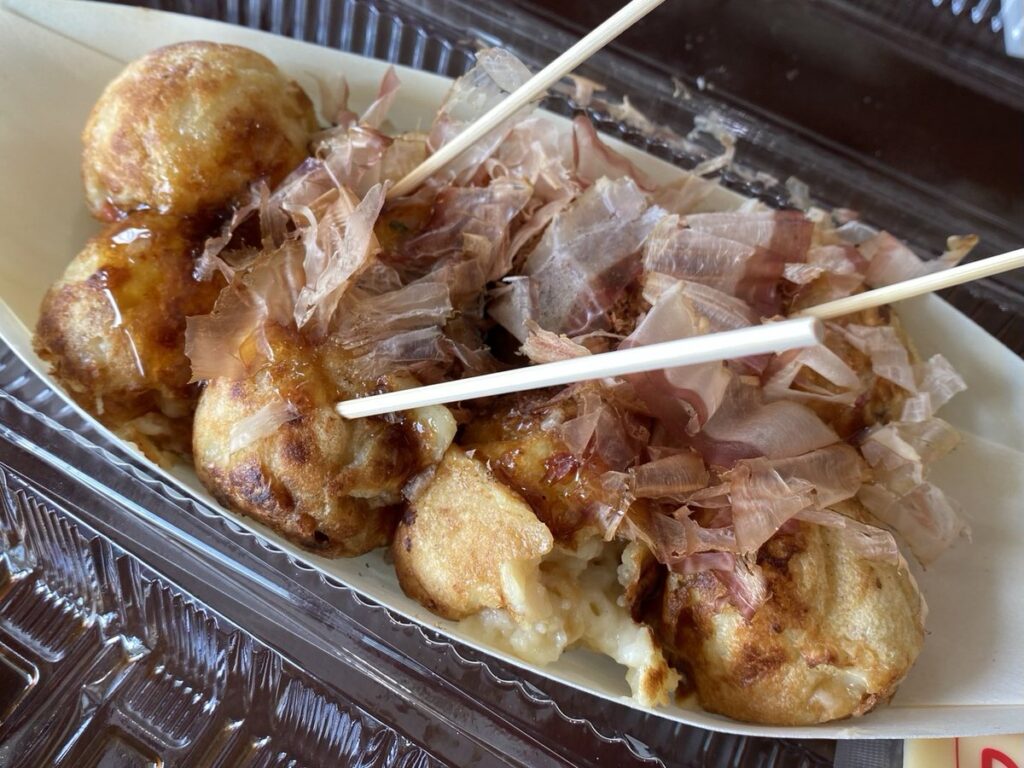 海ほたるで食べたアサリ焼き