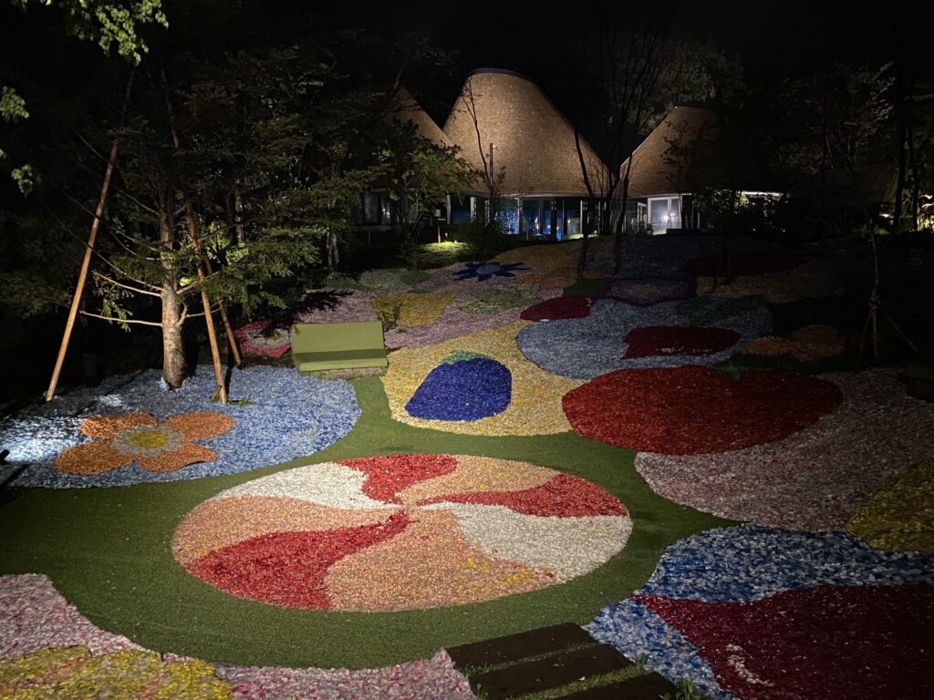 星野リゾート リゾナーレ那須～夜の「畑の花咲くリゾナーレ」