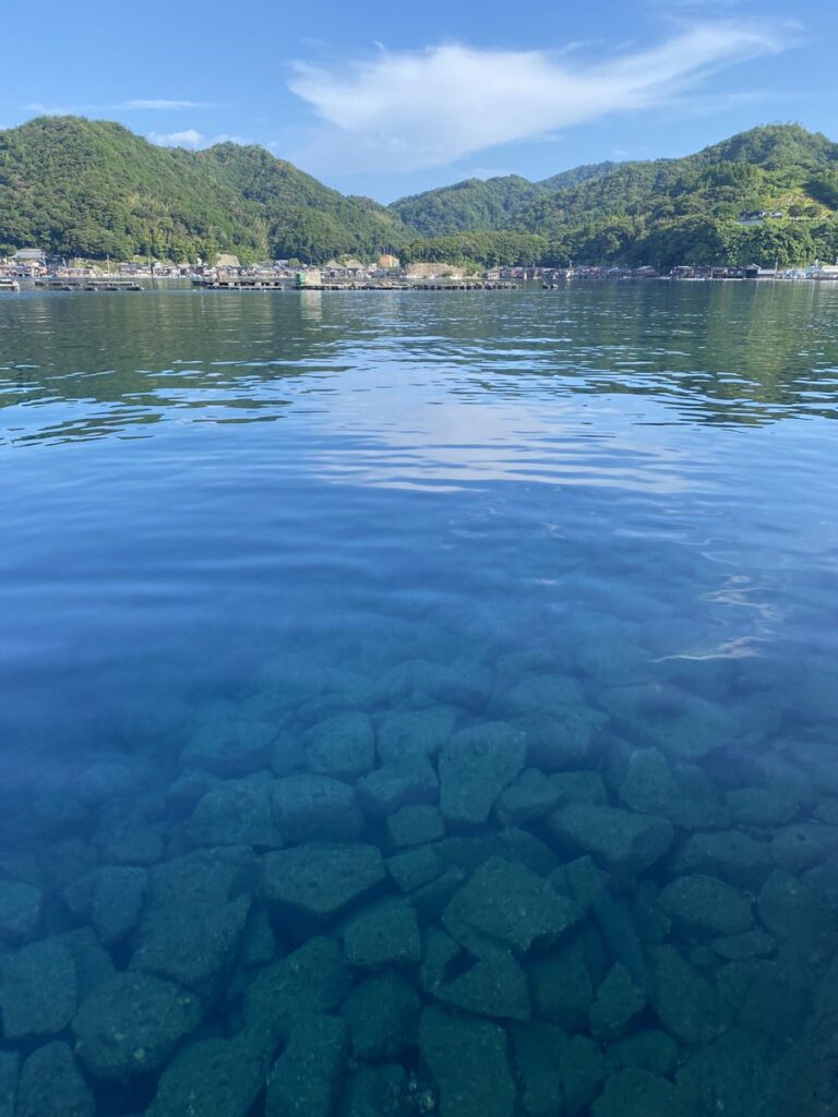 伊根の舟屋で迎えた清々しい朝