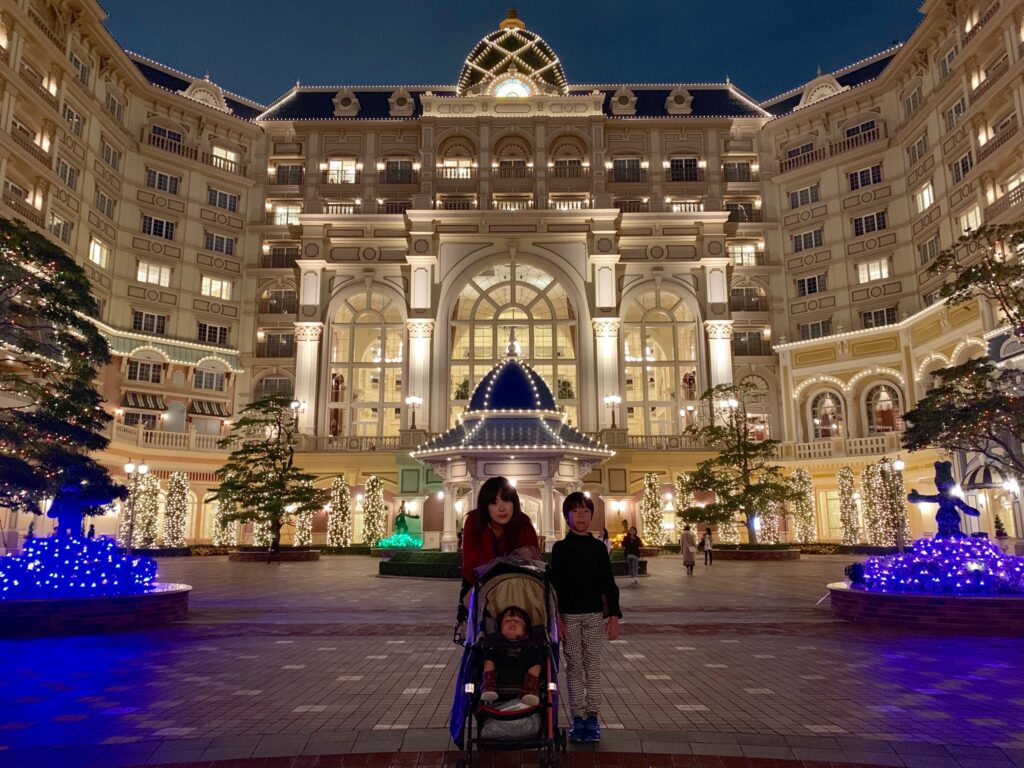 子供たちの誕生祝でディズニーランド＆ディズニーシー