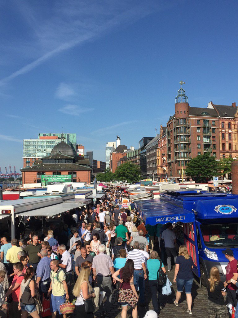 ハンブルクのおすすめ観光スポット：フィッシュマルクト