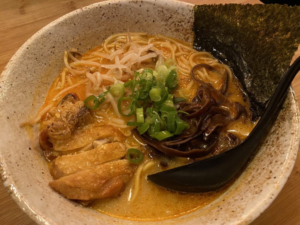 Kokomo Noodle Clubのスパイシー味噌ラーメン