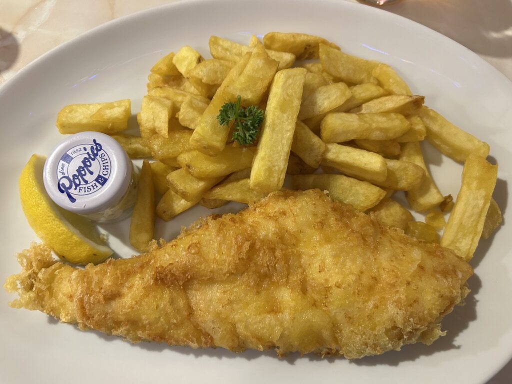 ロンドンのフィッシュ&チップス:Poppies Fish and Chips