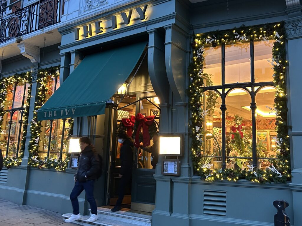 ロンドンのモダン英国料理:The Ivy Royal Windsor Brasserie