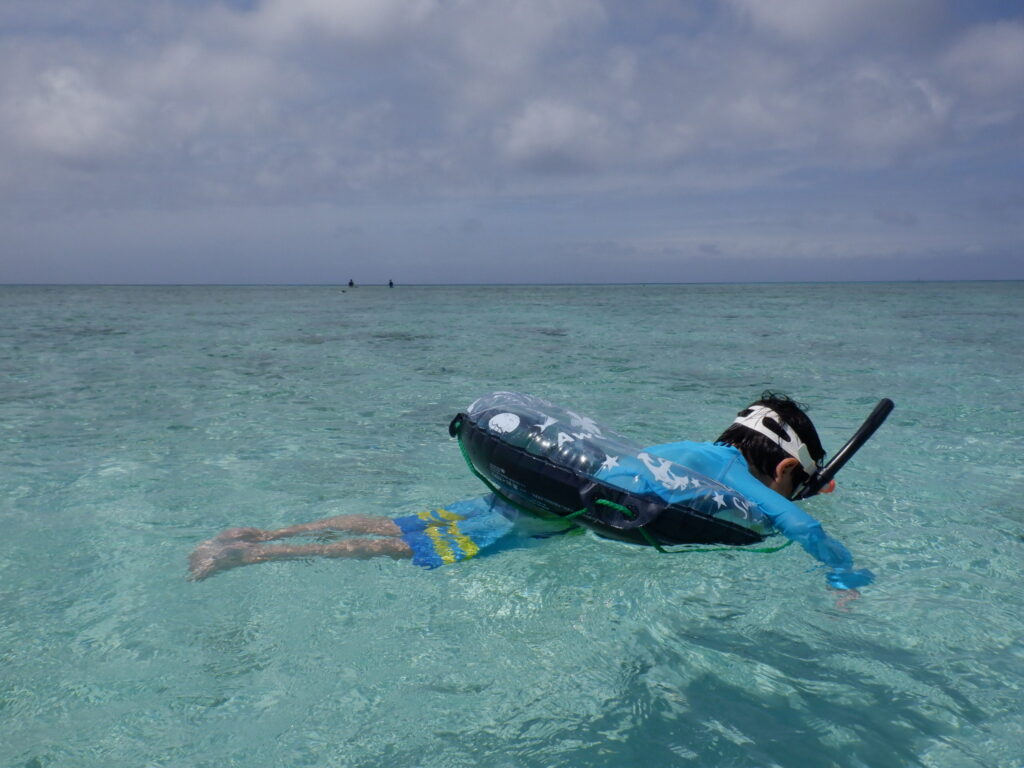 波照間島・ニシ浜でシュノーケリング