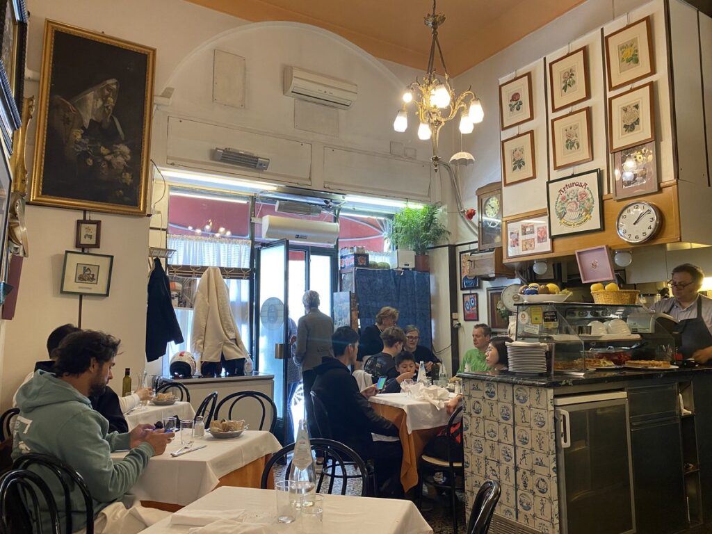 La Latteria San Marcoの店内
