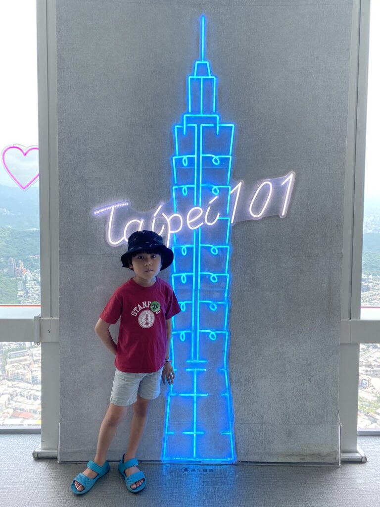 台北101・89階室内展望台のフォトスポット