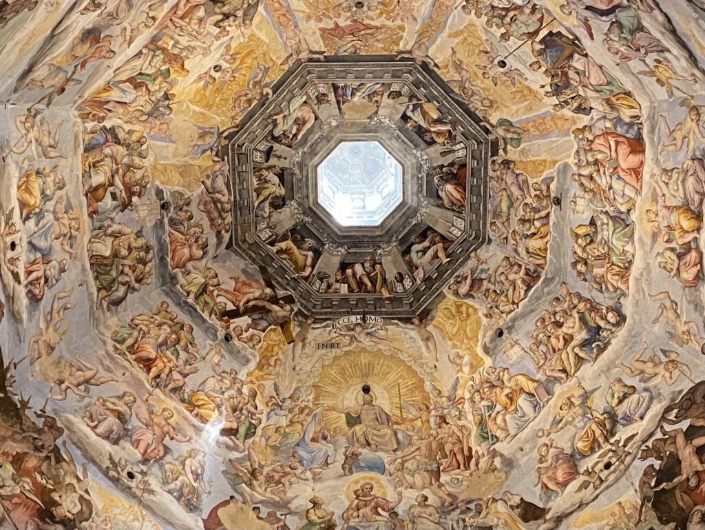 ミケランジェロの弟子、ヴァザーリらが描き上げた「最後の審判（Last Judgement）」