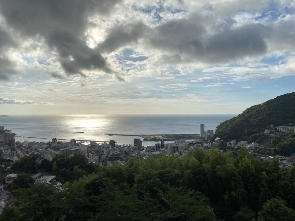 7月16日に熱海で迎えた家族旅行2日目の朝