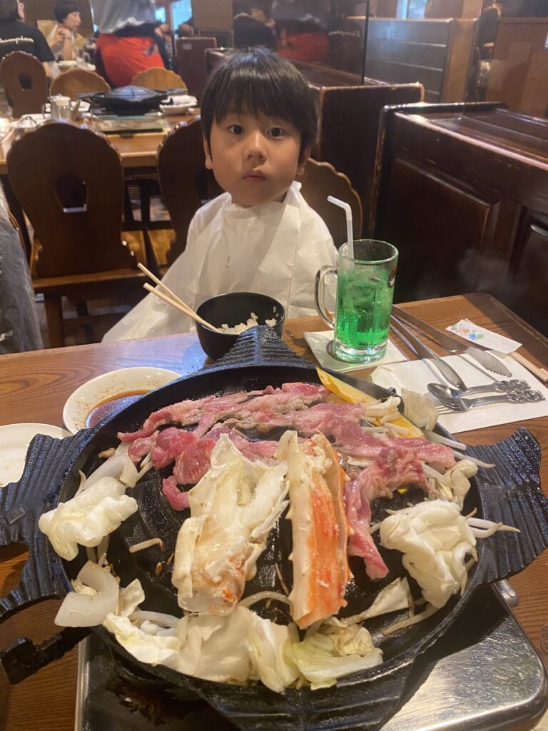 サッポロビール園のタラバカニ