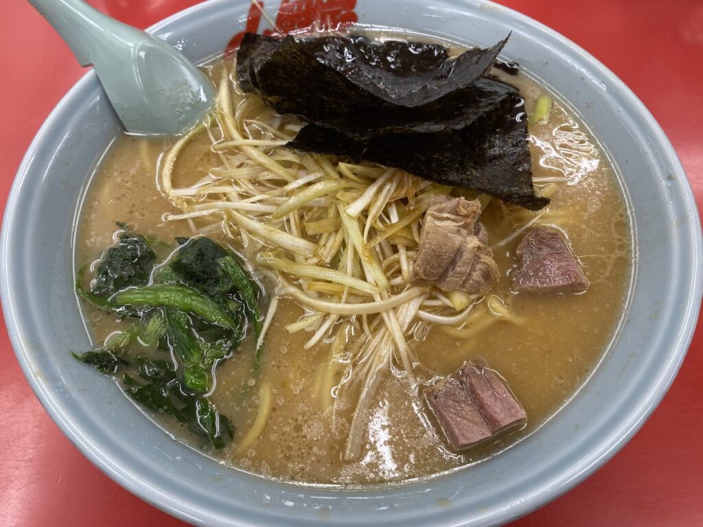 山岡家千歳店で食べた旅最後のラーメン
