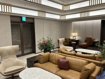 AL VIPラウンジ「暁」に続く、VIP用エントランス