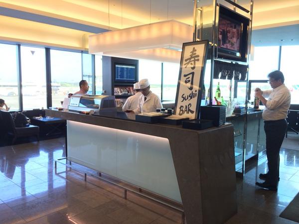 2014年頃の成田空港ファーストクラスラウンジの様子