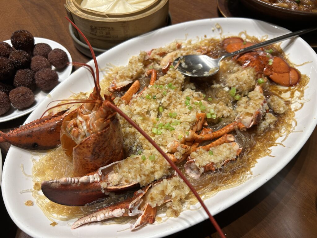 杭州「夏宴」のロブスター料理