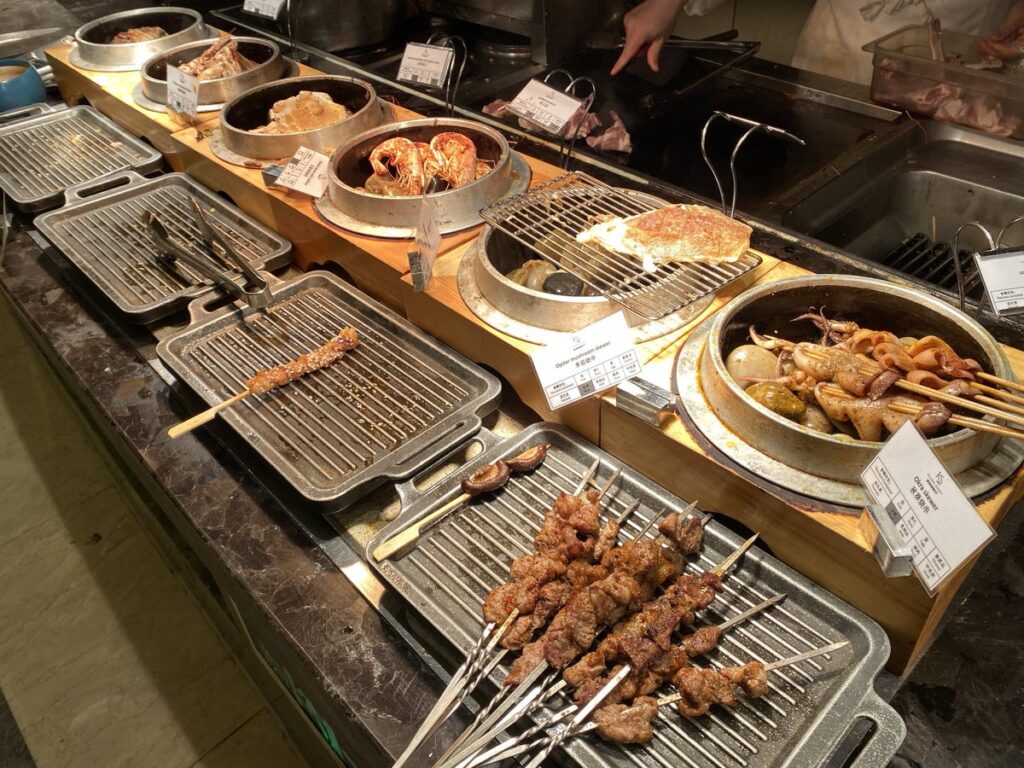 KWEE ZEEN ALL DAY DININGの串焼きブッフェ