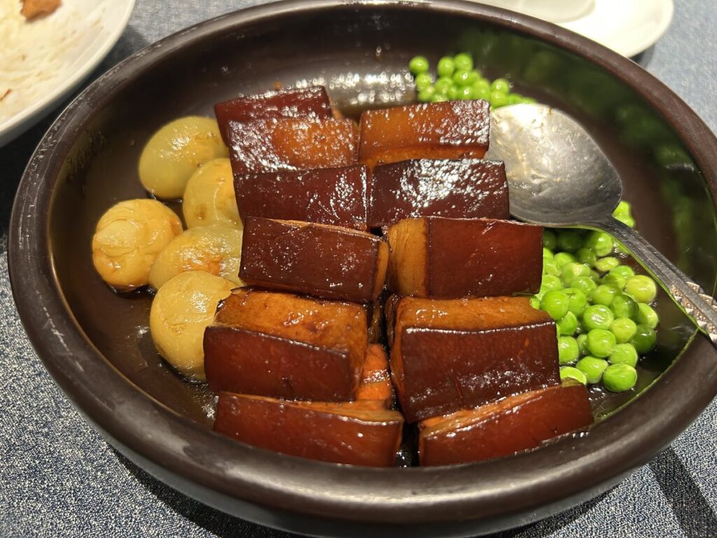 杭州「天伦里」で食べた豚の角煮