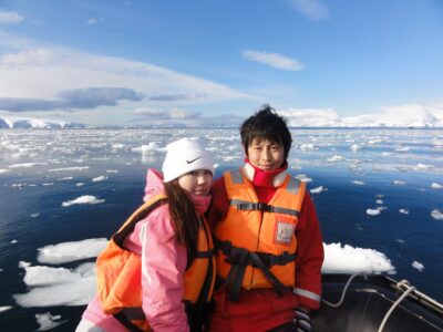 この南極旅最大のハイライトとなったパタゴニア・ベイ