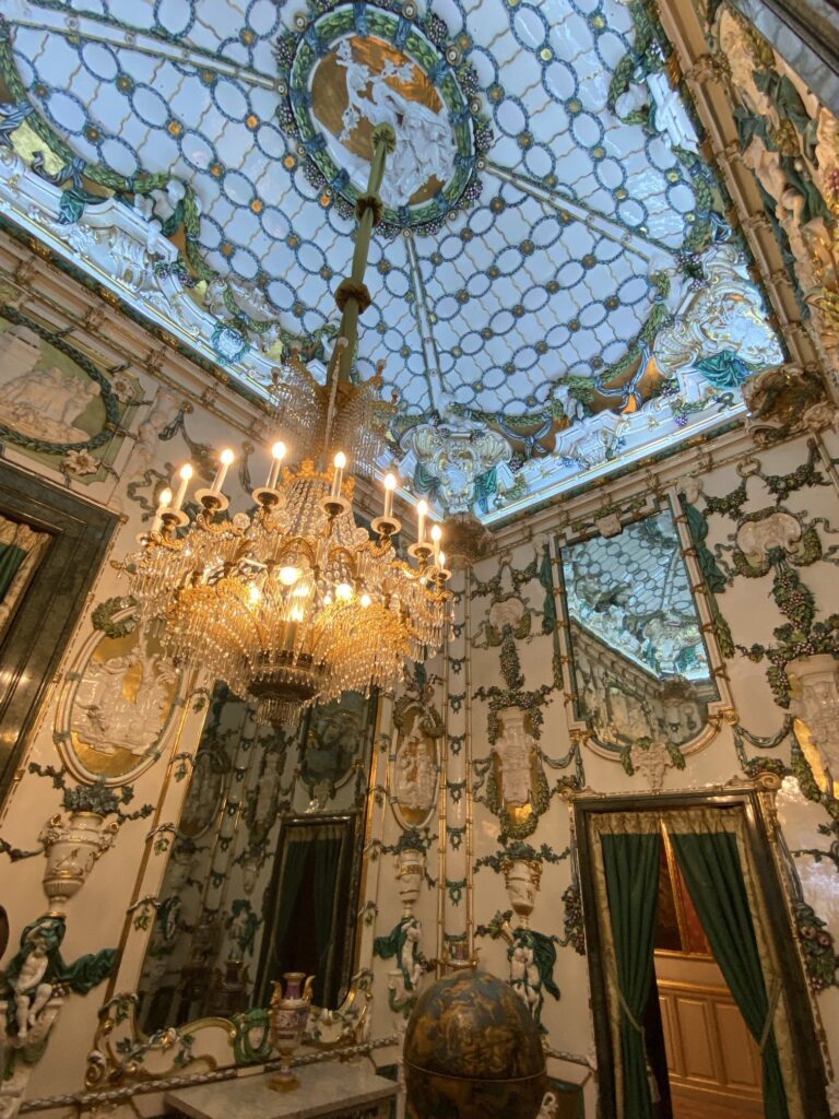 マドリード王宮：ロココ様式が過ぎる（笑）、「ガスパリーニの間」