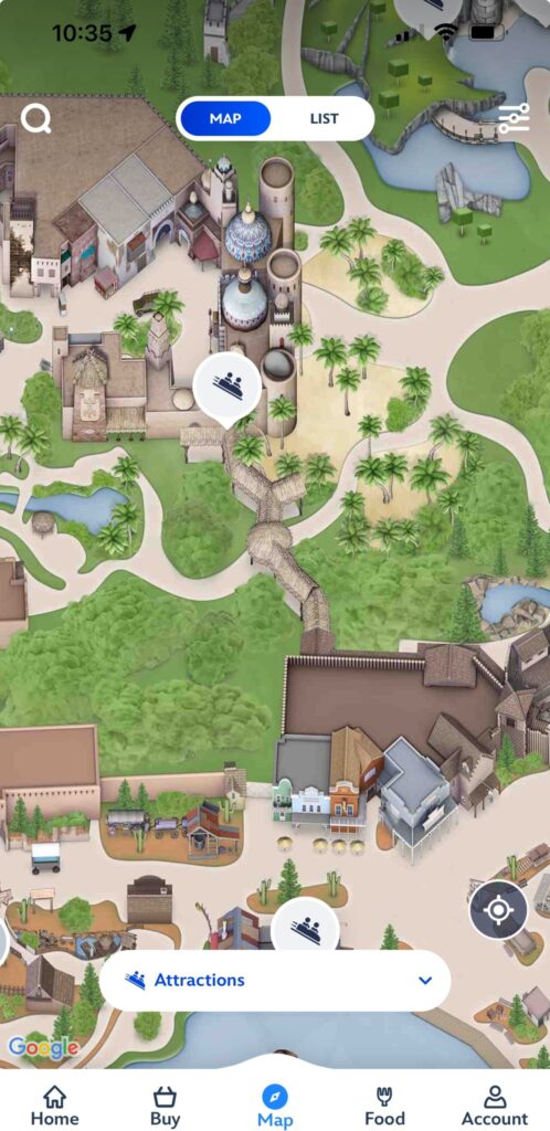 ディズニーランド・パリ 有料観覧エリアへの入口