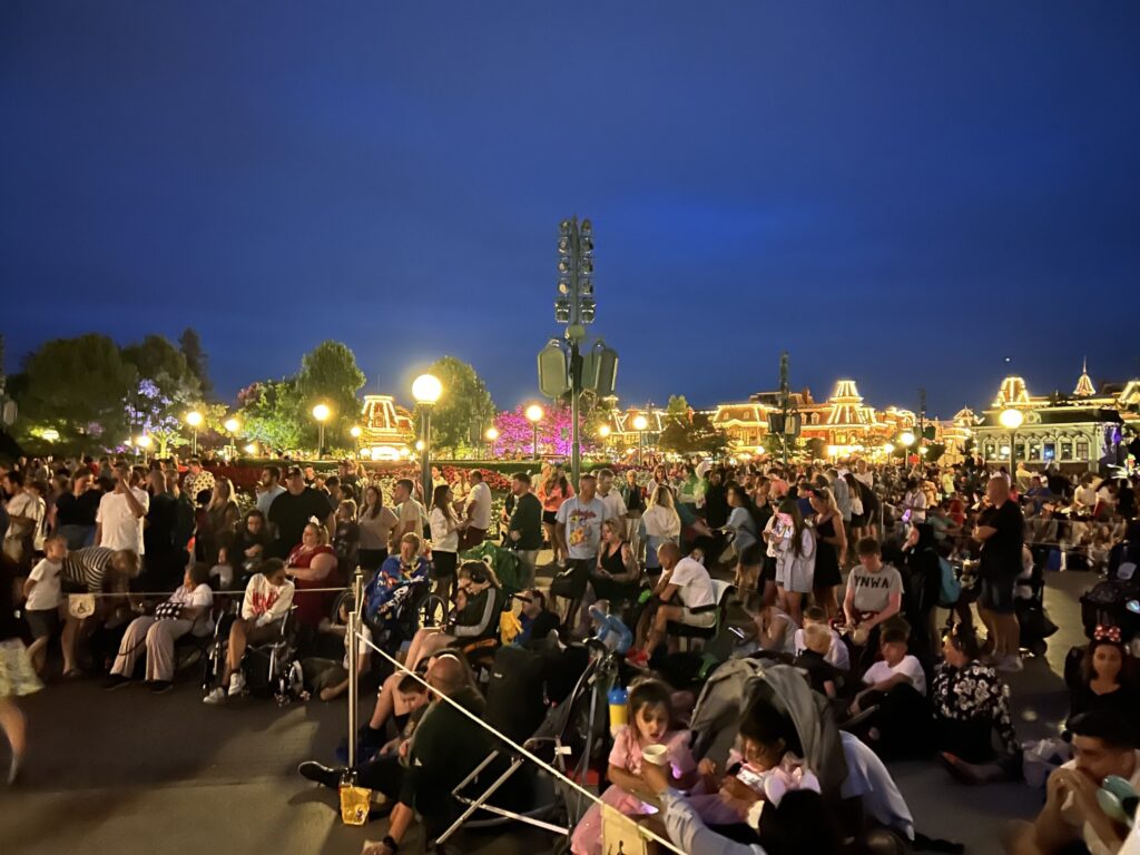 ディズニーランド・パリ無料観覧席の場所取り