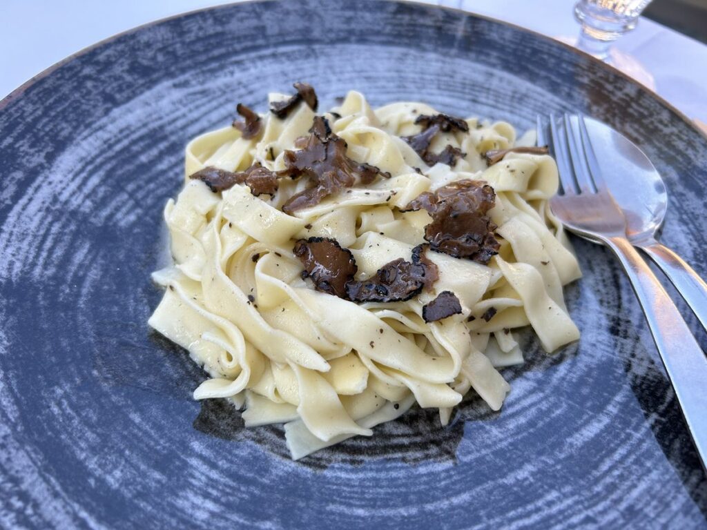 Ristorante Il Davidのトリュフパスタ
