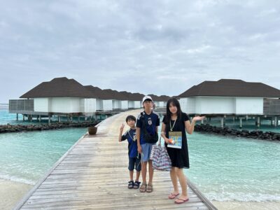 「Sun Siyam Olhuveli」のプール付グランド水上ヴィラ