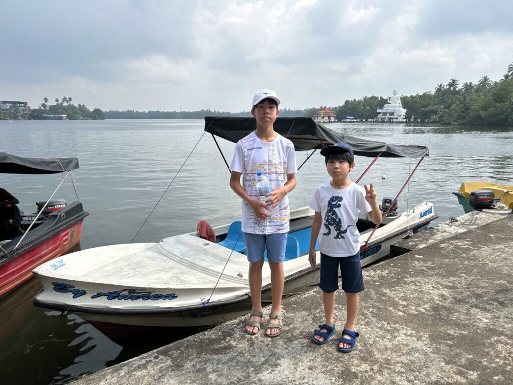 Bentota River Safari出発前の様子