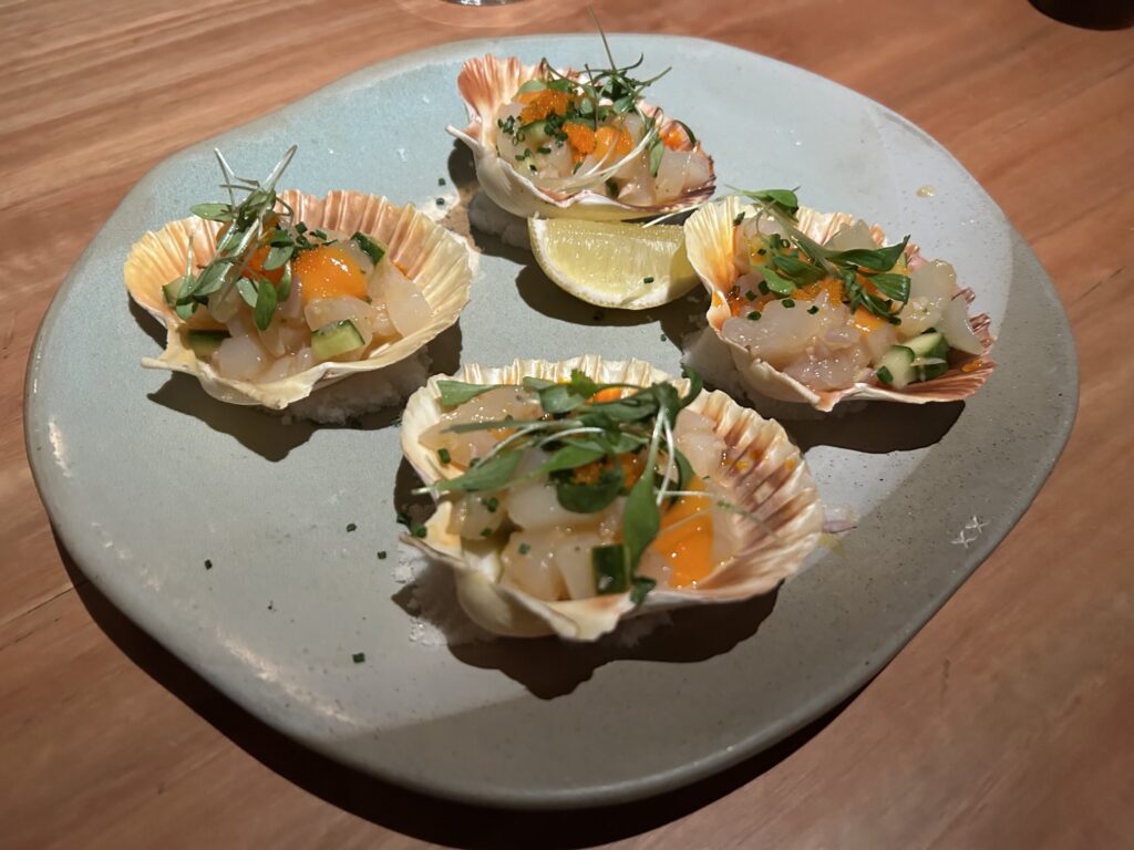 The Meat & Wine Co Southbankで食べた帆立のセビチェ