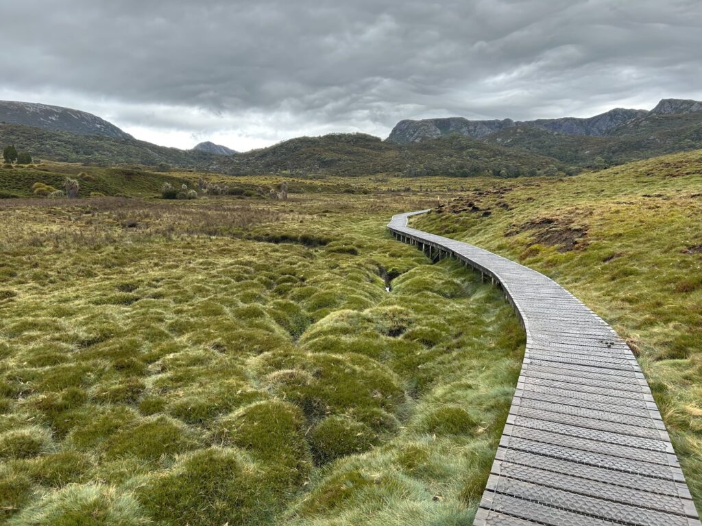 タスマニア島1泊2日レンタカーの旅：「クレイドル・マウンテン国立公園」でハイキング