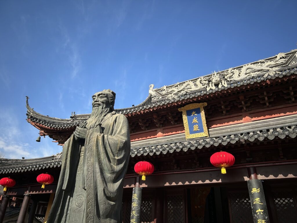 夫子廟秦淮河風光帯観光:孔子廟(正式名称は南京夫子廟)