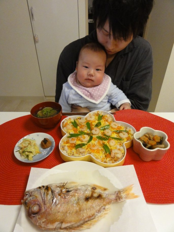 お食い初め(百日祝い)