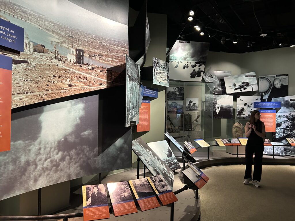 「PRICE OF FREEDOM」の太平洋戦争関連展示