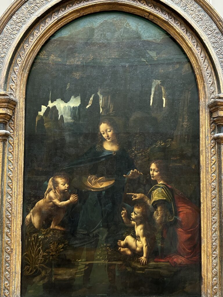 【パリ】ルーブル美術館:岩窟の聖母 The Virgin of the Rocks(レオナルド・ダ・ヴィンチ)