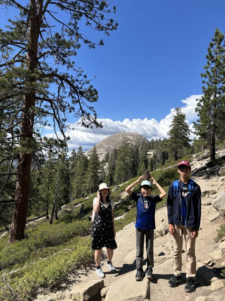 ヨセミテ国立公園観光：開放感満点のお手軽トレイル「センチネルドーム・トレイル」