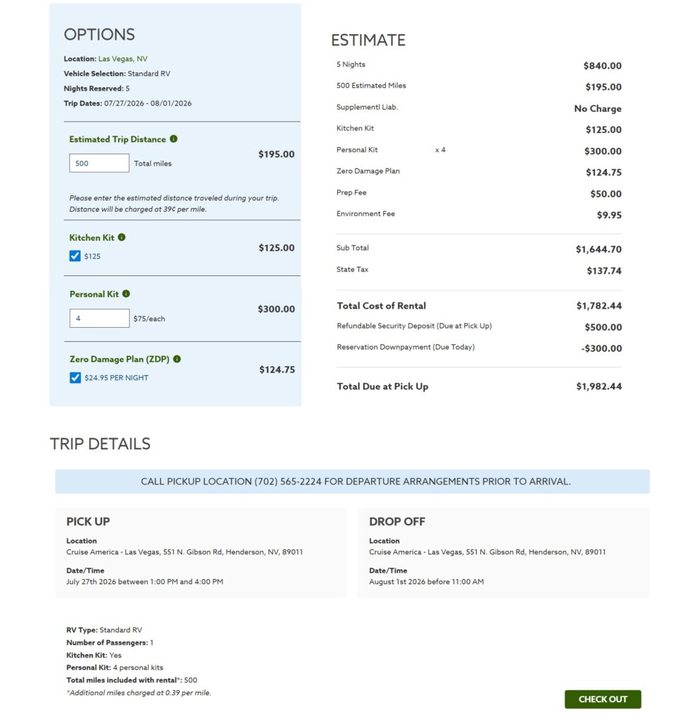 Cruise Americaでのキャンピングカーのレンタル方法
