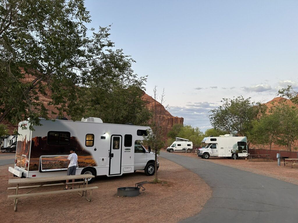 モニュメントバレーでの宿「Goulding's RV and Campground」