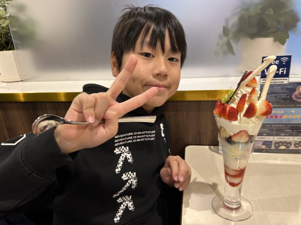 雪印パーラーで一休み